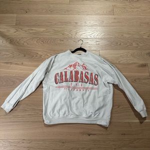 Missguided White Calabasas Oversized Sweatshirt